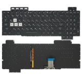 Клавиатура для ноутбука ASUS TUF Gaming FX505D, FX505G черная с подсветкой