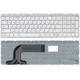 Клавиатура для ноутбука HP Pavilion 17 17-E белая без рамки