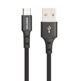 USB кабель BOROFONE BX20 Enjoy MicroUSB нейлон 1м (черный)