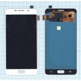 Дисплей (экран) в сборе с тачскрином для Samsung Galaxy A7 (2016) SM-A710F белый (TFT-совместимый с регулировкой яркости)