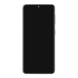 Дисплей (экран) в сборе с тачскрином для Samsung Galaxy S21 5G SM-G991B черный с рамкой incell