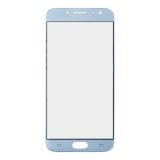 Стекло + OCA плёнка для переклейки Samsung J730 Galaxy J7 (2017) (голубое)