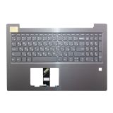 Клавиатура (топ-панель) для ноутбука Lenovo V330-15IKB серая с серым топкейсом