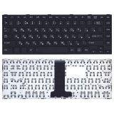 Клавиатура для ноутбука Toshiba Satellite C40-B черная с рамкой