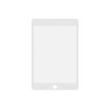 Стекло + OCA пленка для переклейки Apple iPad Mini 4, Mini 5 (белое)
