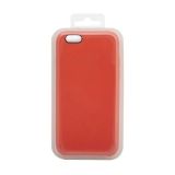 Силиконовый чехол для iPhone 6/6S  Silicone Case (красный, блистер)