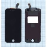 Дисплей (экран) в сборе с тачскрином для iPhone 6 (Hancai) черный