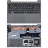 Клавиатура (топ-панель) для ноутбука Lenovo IdeaPad 330S-15IKB GTX1050 черная с серым топкейсом