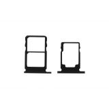 Держатель (лоток) SIM карты для Nokia 5.1 черный