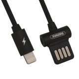USB кабель REMAX Waist Drum Series Cable RC-082i 8 pin для Apple черный