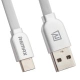 USB кабель REMAX USB to USB Type-C Cable RC-047a серебряный