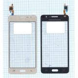 Сенсорное стекло (тачскрин) для Samsung G530H, G531H, G531F Grand Prime золотой