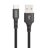 USB кабель BOROFONE BX20 Enjoy Type-C нейлон 1м (черный)
