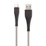 USB кабель BOROFONE BX25 Powerful MicroUSB 2.4A нейлон 1м (черный)