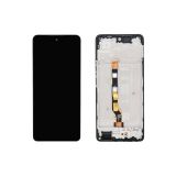 Дисплей (экран) в сборе с тачскрином для Tecno Spark 20 Pro (KJ6) черный с рамкой (Premium LCD)
