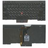 Клавиатура для ноутбука Lenovo ThinkPad T430 T430I T430S черная с подсветкой и трекпойнтом