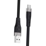 USB кабель HOCO X53 Angel Type-C, 3.0А, 1м, силикон (черный)
