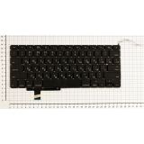 Клавиатура для ноутбука Apple Macbook A1297 черная, плоский ENTER