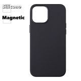 Силиконовый чехол для iPhone 12 Pro Max"Silicone Case" с поддержкой MagSafe (черный)