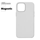 Силиконовый чехол для iPhone 12 Pro Max"Silicone Case" с поддержкой MagSafe (белый)