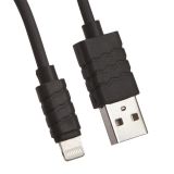 USB кабель для Apple iPhone, iPad, iPod 8 pin черный, европакет LP