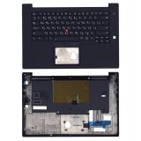 Клавиатура (топ-панель) для ноутбука Lenovo ThinkPad X1 Extreme 1st Gen черная с черным топкейсом