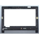 Экран в сборе (матрица + тачскрин) для Lenovo IdeaPad Flex 14 черный c рамкой