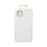 Силиконовый чехол для iPhone 13 "Silicone Case" (серо-белый)
