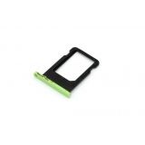 Держатель (лоток) SIM карты для Apple IPhone 5С зеленый