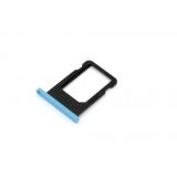 Держатель (лоток) SIM карты для Apple IPhone 5С синий