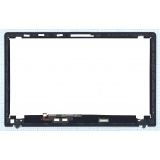 Экран в сборе (матрица + тачскрин) для Acer Aspire V5-572 черный с черной рамкой