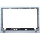 Экран в сборе (матрица + тачскрин) для Acer Aspire V5-572 черный с серебристой рамкой