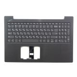 Клавиатура (топ-панель) для ноутбука Lenovo V130-15IGM, V130-15IKB серая c серым топкейсом