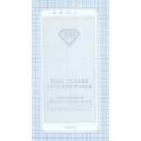 Защитное стекло с полным покрытием дисплея для Huawei Y9 (2018)/Huawei Enjoy 8 plus белое