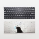 Клавиатура для ноутбука Sony SVF14 черная без рамки без подсветки