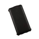 Чехол из эко – кожи LP для Samsung Galaxy A3 раскладной, черный