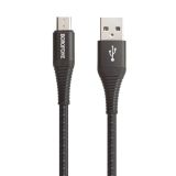 USB кабель BOROFONE BX29 Endurant MicroUSB 2.4A нейлон 1м (черный)