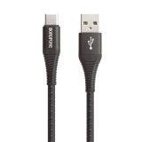 USB кабель BOROFONE BX29 Endurant Type-C 3A нейлон 1м (черный)