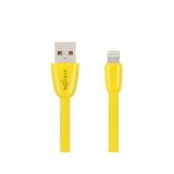 Кабель USB VIXION (K12i) для iPhone Lightning 8 pin силиконовый 1м (желтый)