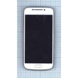 Дисплей (экран) в сборе с тачскрином для Samsung Galaxy S4 zoom SM-C101 белый с рамкой