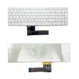Клавиатура для ноутбука Sony Vaio Fit 15 FIT15 SVF15 белая без рамки без подсветки, плоский Enter
