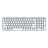 Клавиатура для ноутбука HP G6-2000 белая без рамки