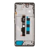 Дисплей (экран) в сборе с тачскрином для Xiaomi Redmi Note 13 Pro 4G, Poco M6 Pro 4G черный с рамкой (incell)
