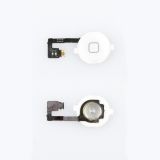 Шлейф для Apple iPhone 4G (с кнопкой Home) белый