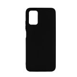 Силиконовый чехол "LP" для Samsung Galaxy A03s TPU черный, непрозрачный 