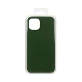Силиконовый чехол для iPhone 13 "Silicone Case" (темно-зеленый) 