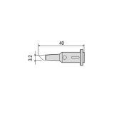 Жало GP-501RT-3.2C для газового паяльника GOOT GP-501