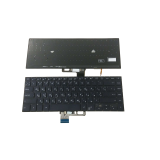 Клавиатура для ноутбука Asus UX550, UX550VE, UX550VD, UX550VW синяя с подсветкой