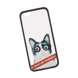 Защитная крышка для iPhone 5/5s/SE "Be Crazy. Be Yourself" Кот Барсик (коробка)