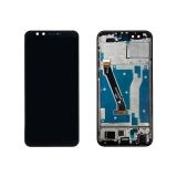 Дисплей (экран) в сборе с тачскрином для Huawei Honor 9 Lite (LLD-L31/LLD-AL00) черный с рамкой